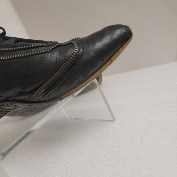 Vintage Alexander McQueen X Puma RARE Zipper Sneaker Pointed Toe Loafer Size 6 - Picture 9 of 10